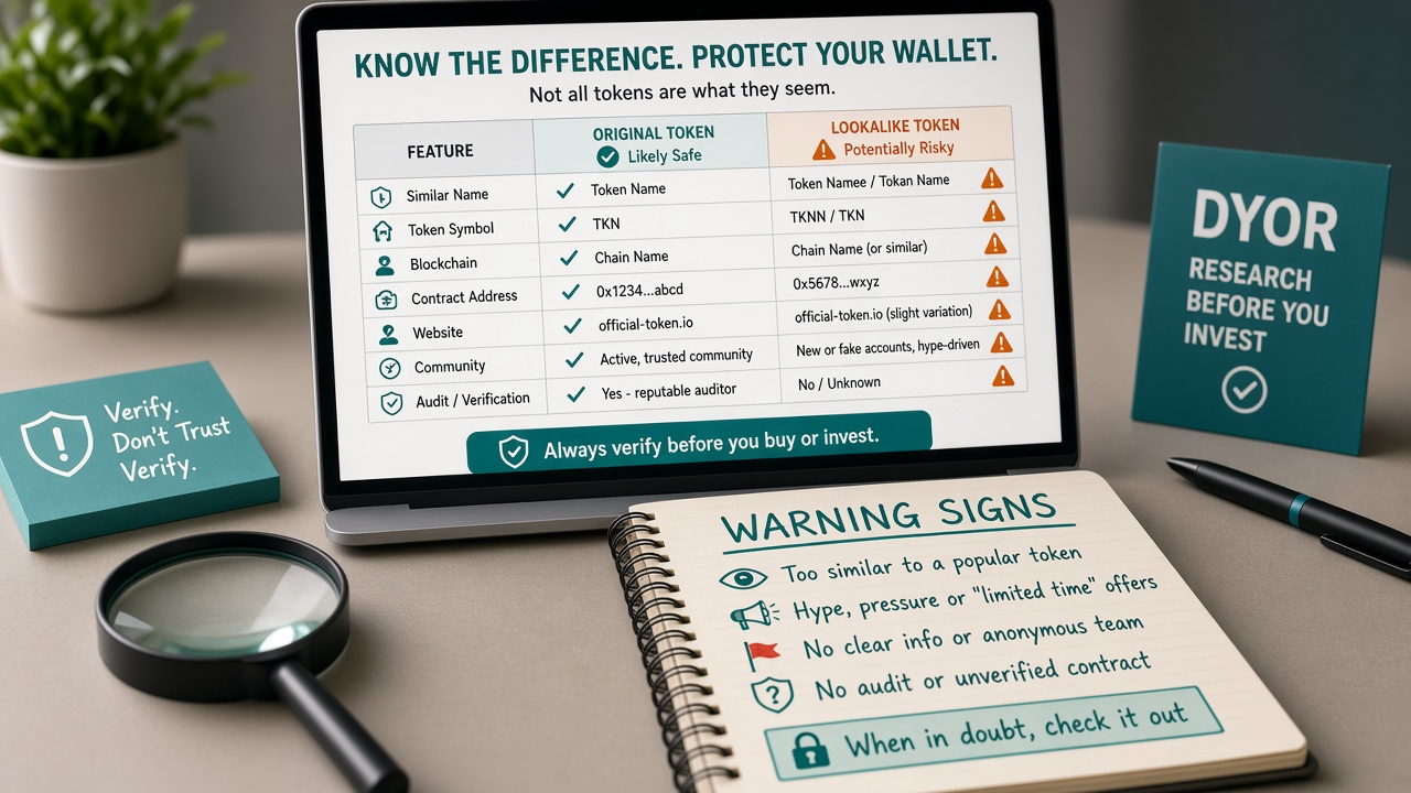 Phishing and fake coin education topic